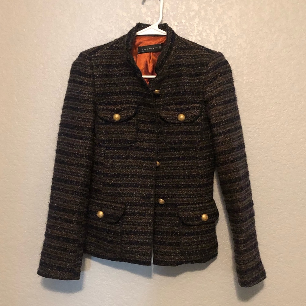 Zara Striped Blazer